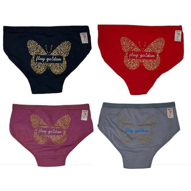 برچسب شورت زنانه پروانه طلایی